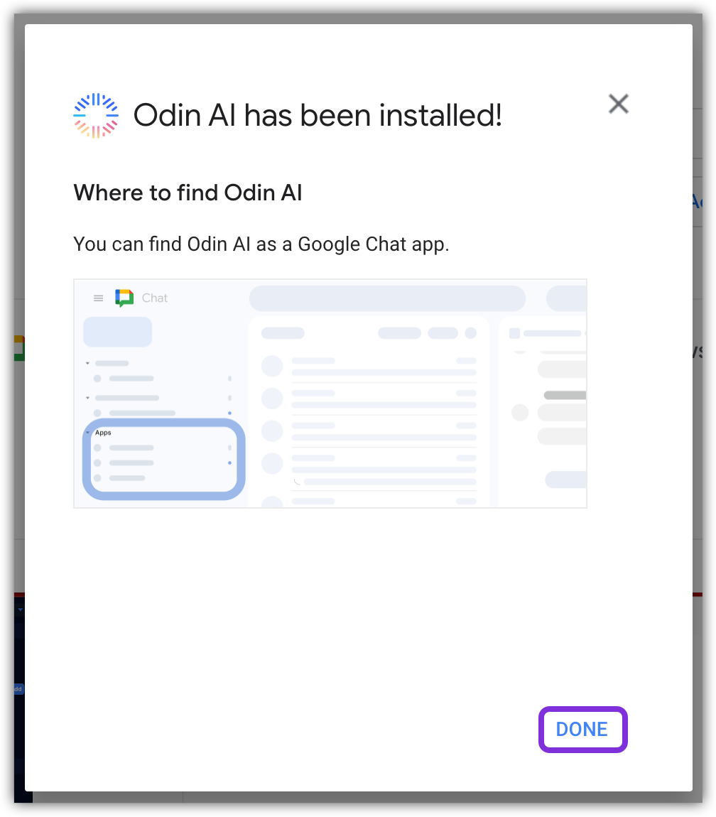 Finish Installation
