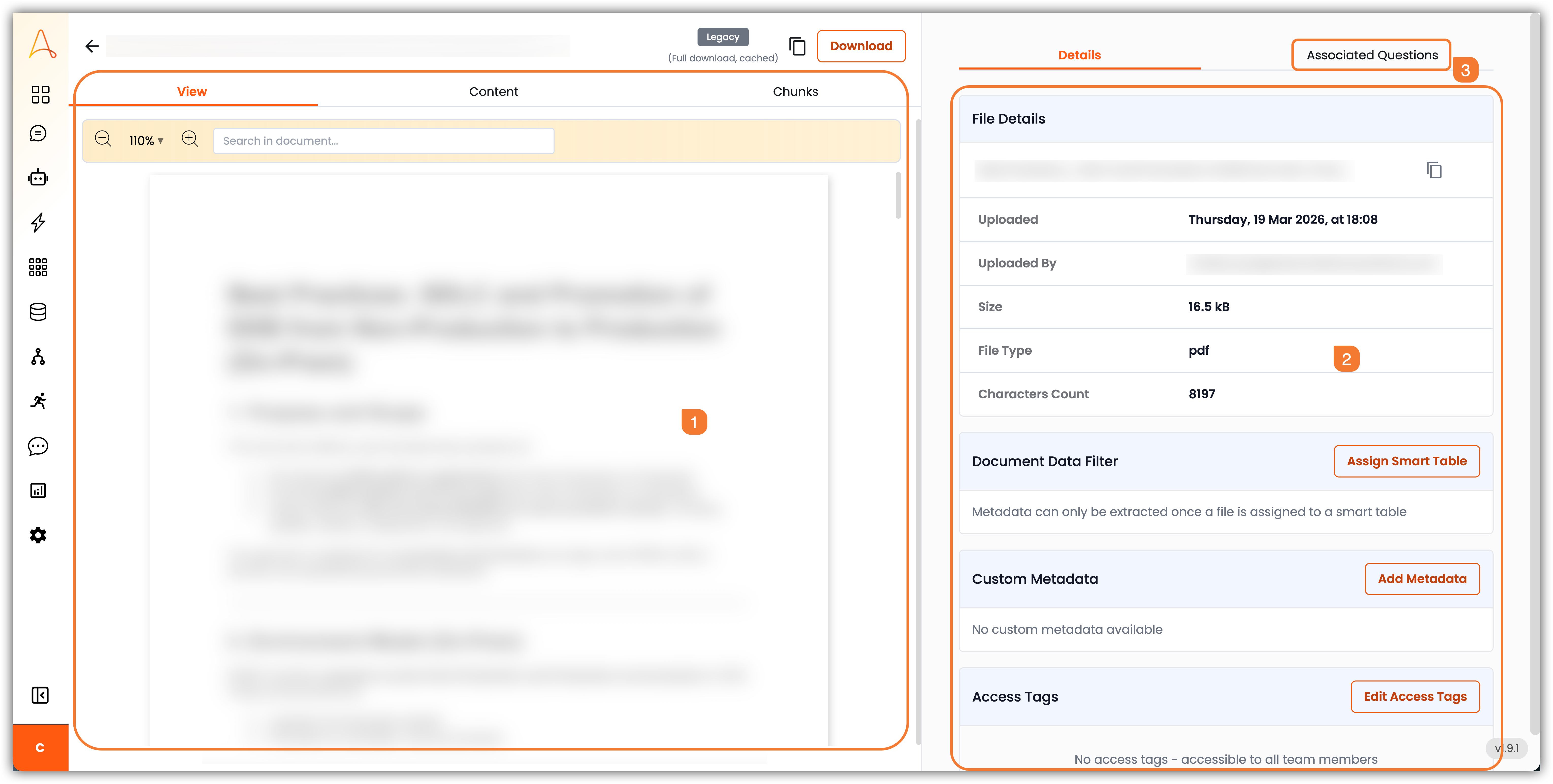 Document Viewing Interface